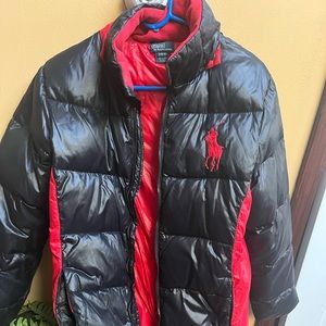 Ralph Lauren polo boys puffer jacket coat size Large 14-16